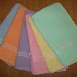 Color towels 380 or 400 g / m2