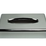 Chrome dispenser for wipes