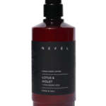 „Nefel“ rankų ir kūno losjonas su lotosu ir žibuoklėmis, 480 ml